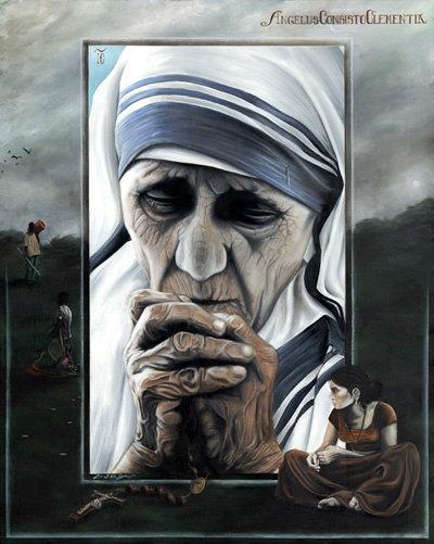 Tattoos - mother theresa by johnny smith - 68431